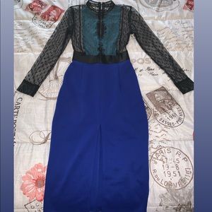 Mesh see through dress